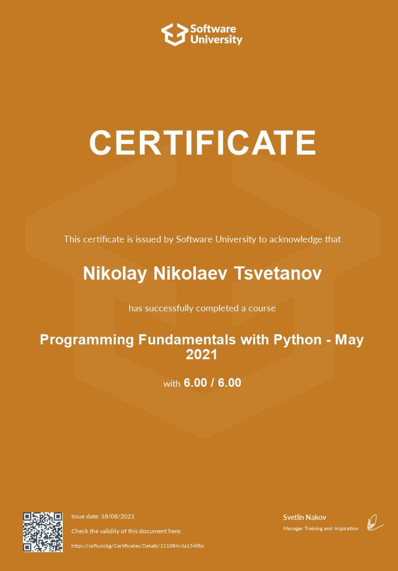 Python Fundamentals